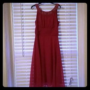 Midi Size 10 pink sleeveless dress Connected Brand